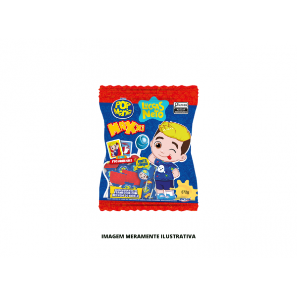 PIRULITO - RICLAN - 672g POP MANIA MAXXI LUCCAS NETO FRAMB